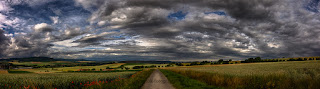 Wetterfotografie Wolkenfront Böenkragen Weserbergland