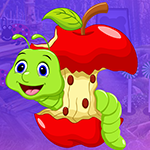 Games4King Worm Escape From Apple