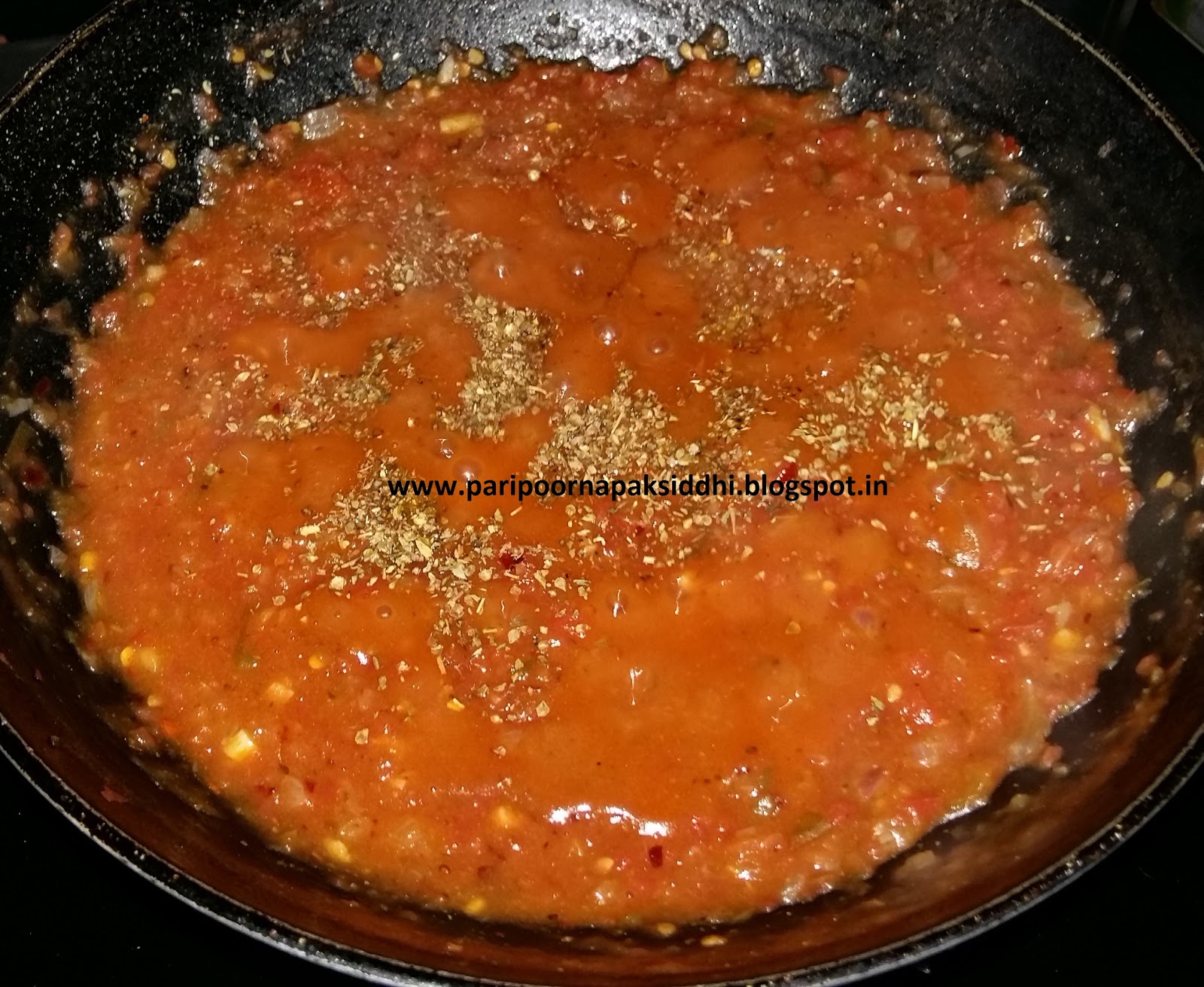 Paripoorna Paksiddhi HOME MADE ENCHILADA SAUCE / MEXICAN TOMATO SAUCE