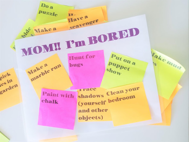 Printable Summer Sticky Notes
