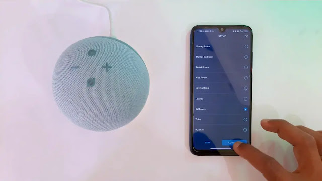 select room here How to select room for echo dot
