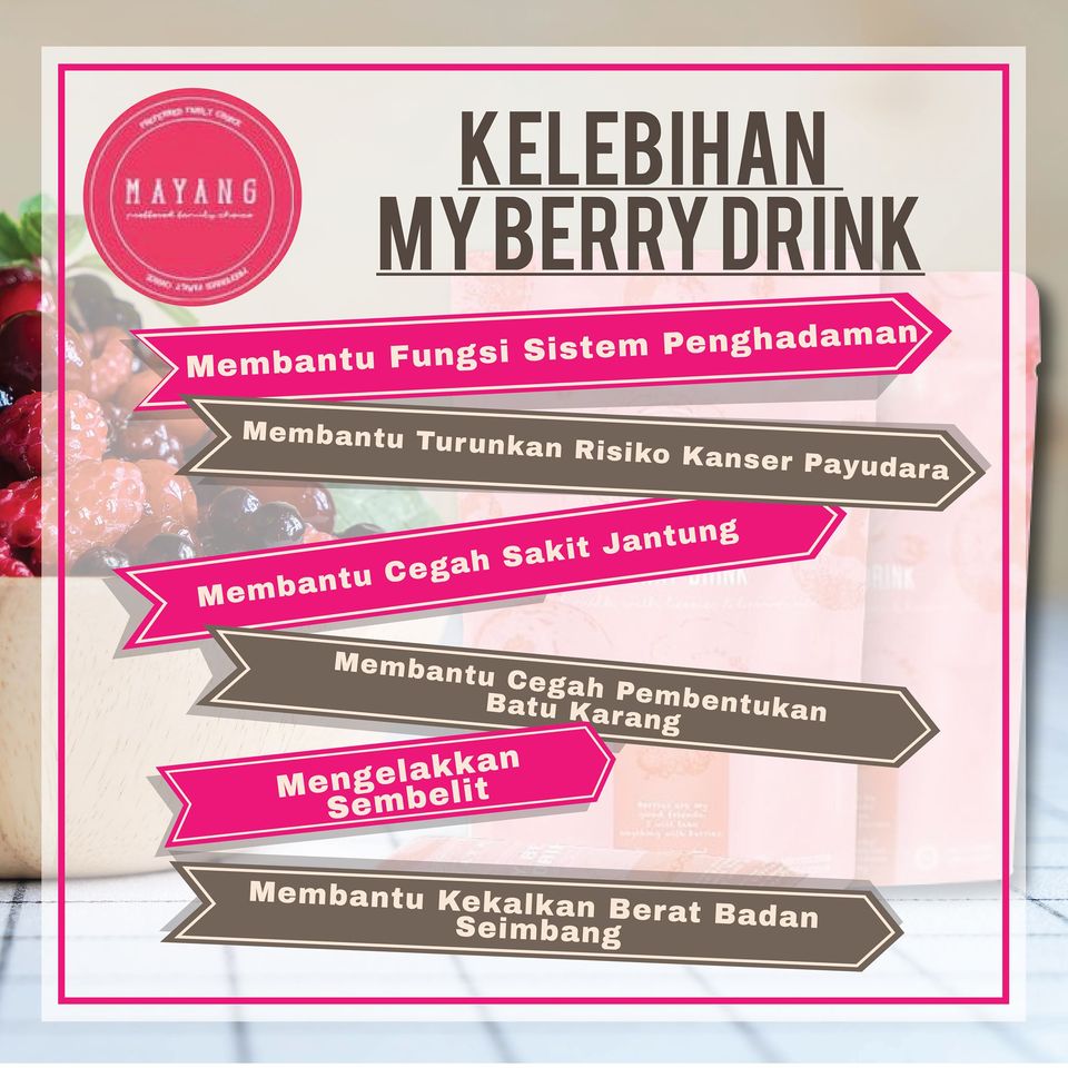 Mayang, Minuman Beras Perang Mayang, Era D Mansion Sdn Bhd, Minuman kesihatan, Brown rice, Support Local, Buatan Malaysia, Rawlins GLAM, Rawlins Eats, Rawlins Lifestyle, Minuman Kopie Perang, My Berry Drink