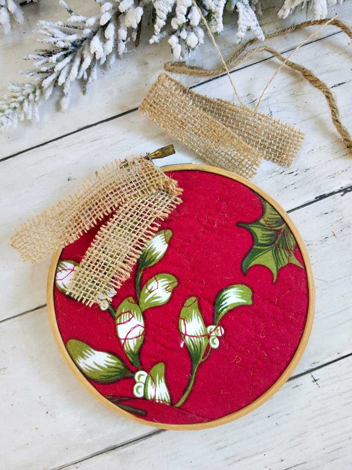 Embroidery Hoop Christmas Decoration DIY Koti Beth