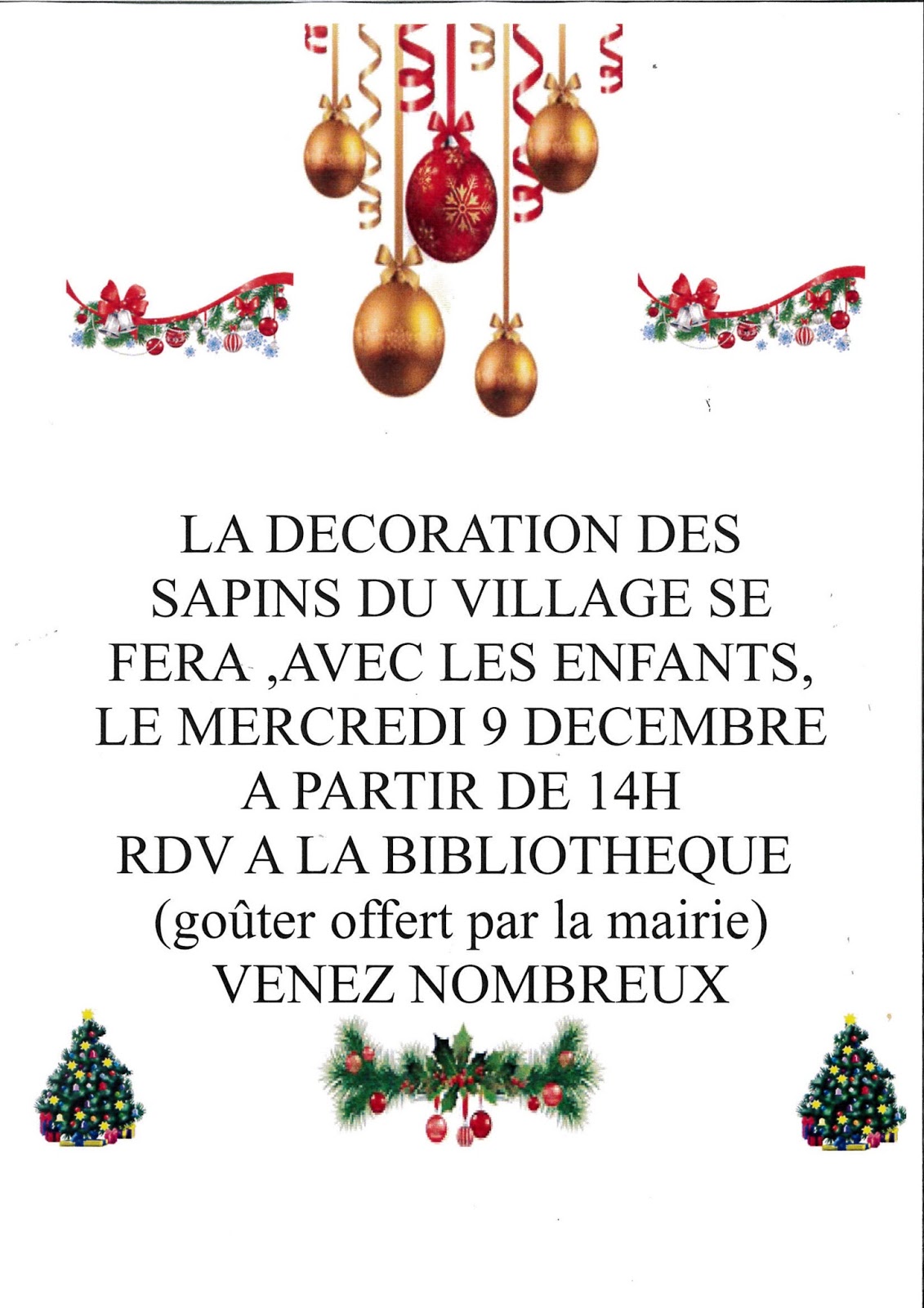 Juré: Décoration du village