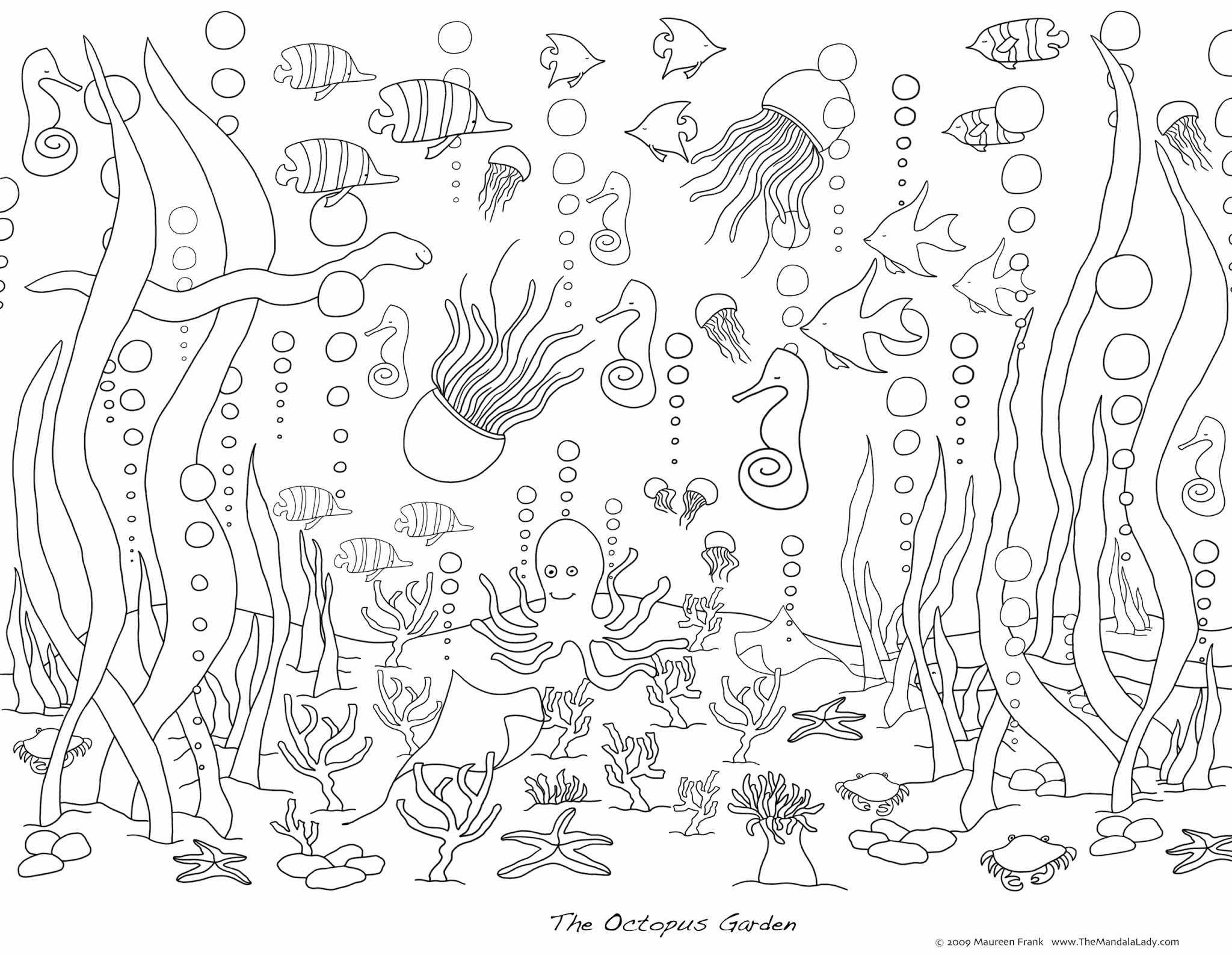 Ocean Life Coloring Pages Coloring Pages