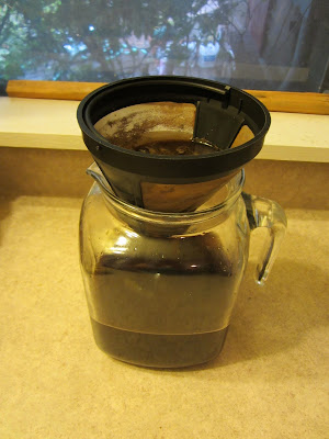 1 4 cup coffee grounds to water