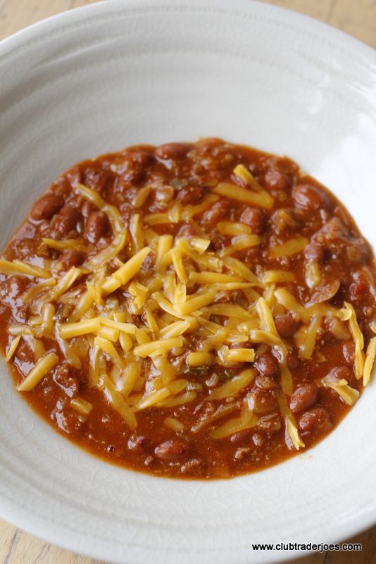 Trader Joe’s Turkey Chili with Beans Club Trader Joe's