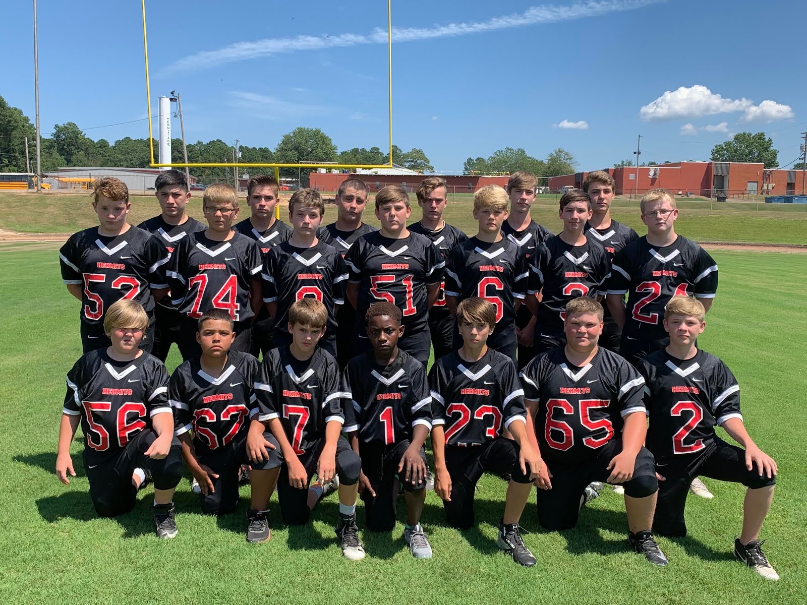 Sports 2019 Hermitage Hermit Junior Eightman Football Team