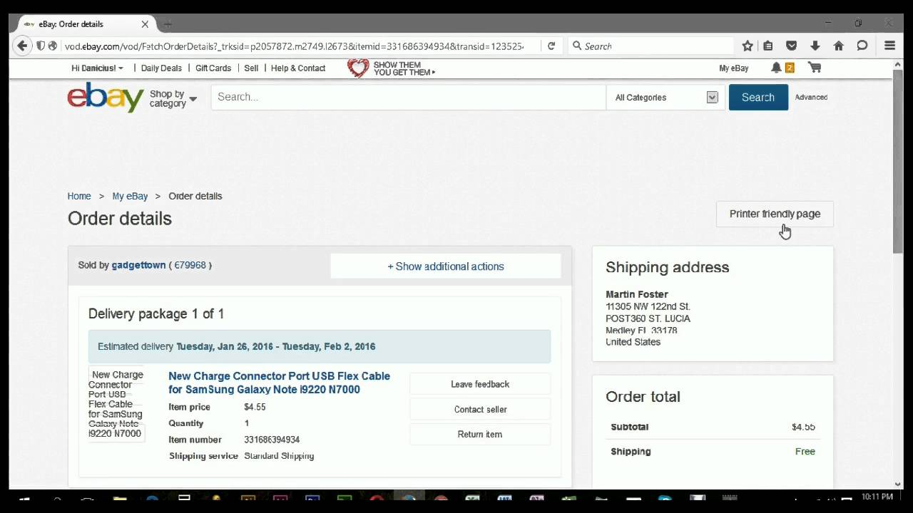 Ebay Invoice Sample - Invoice Template