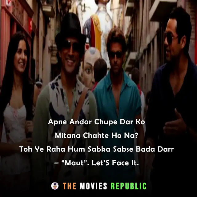 zindagi na milegi dobara movie dialogues, zindagi na milegi dobara movie quotes, zindagi na milegi dobara movie shayari, zindagi na milegi dobara movie status, zindagi na milegi dobara movie captions