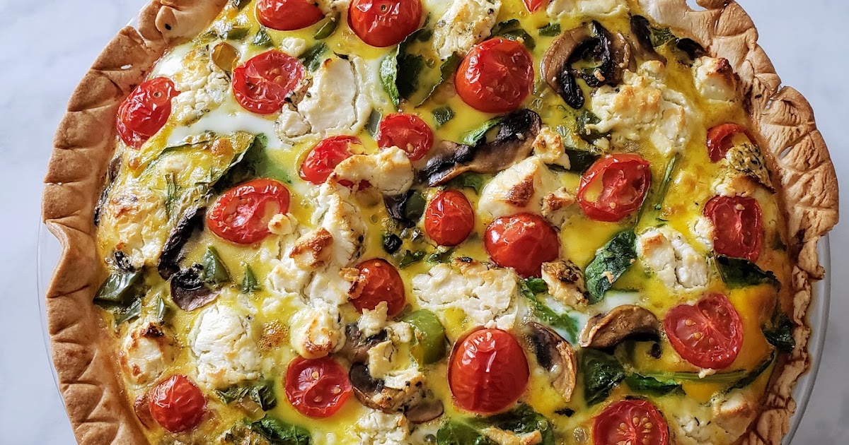 Leftover Veggies Quiche