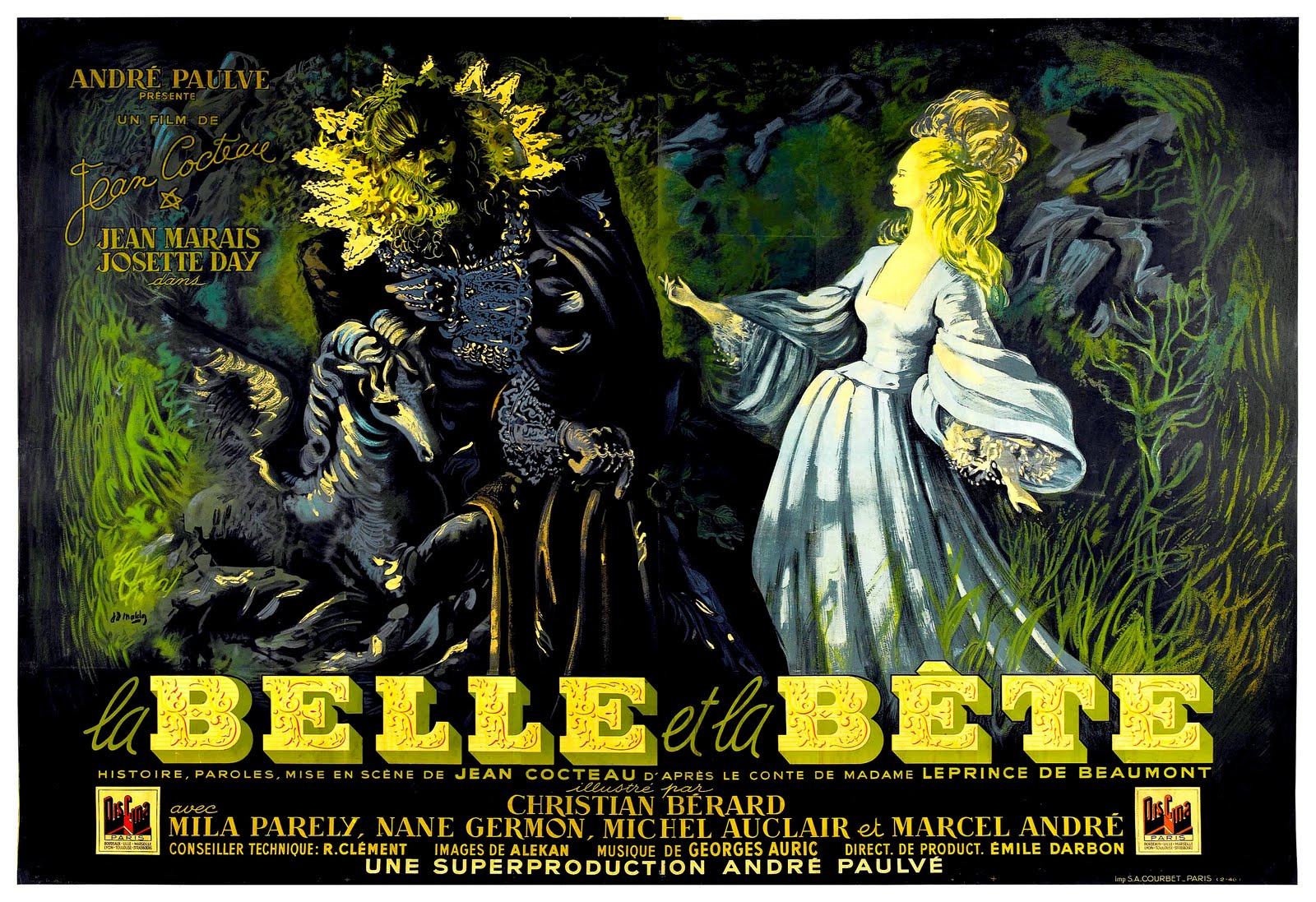 La Belle Et La Bete Film 1946 Cover Univers: La belle et la bête (1946) Jean Cocteau.France