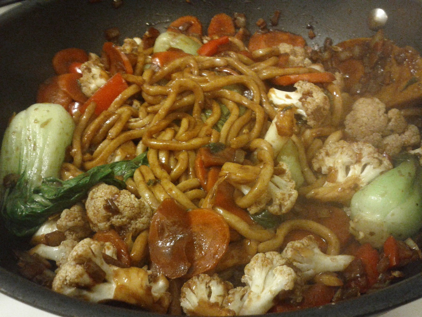 Flavour Zen Tastes Udon vegetable stir fry