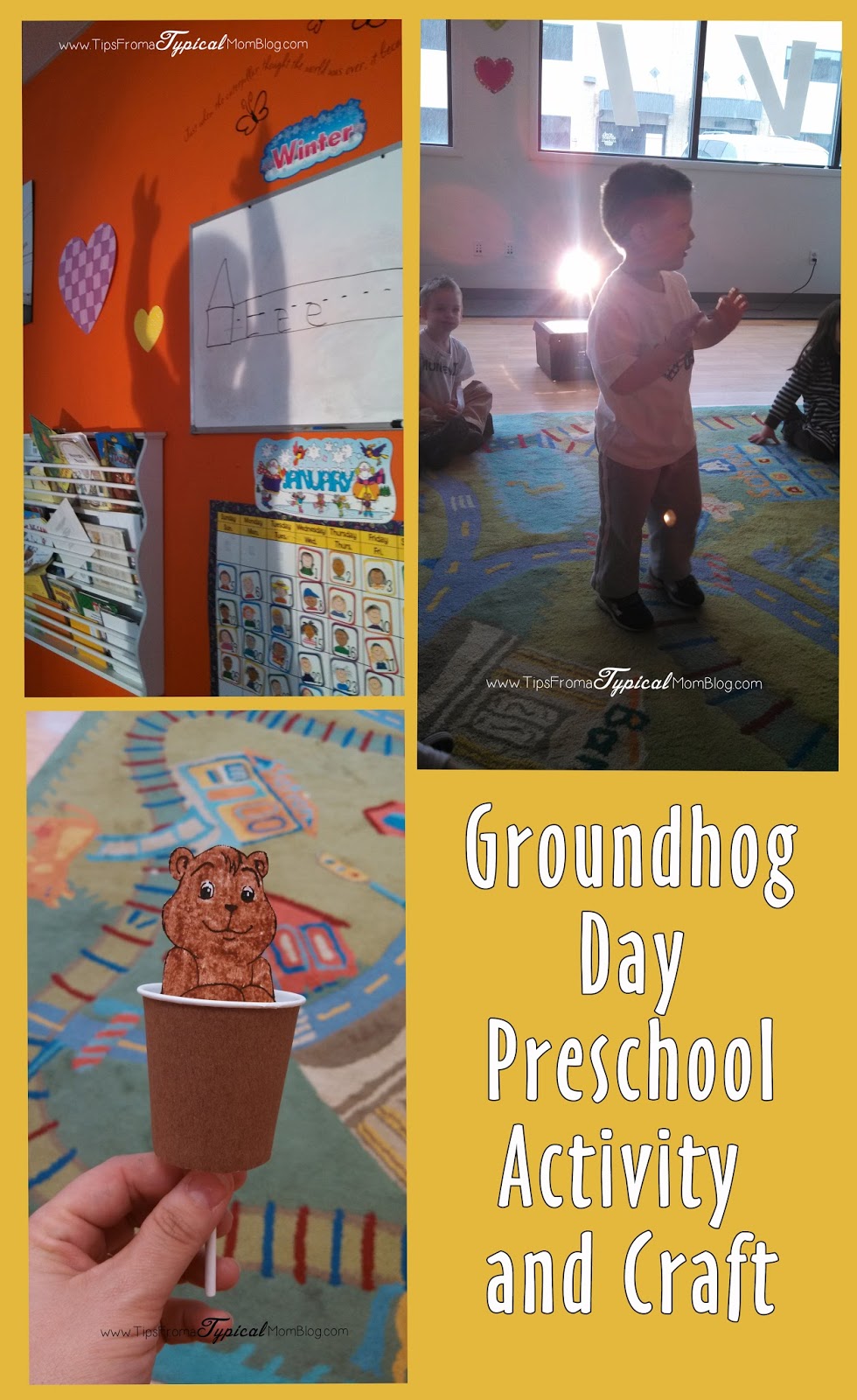 Groundhog day Preschool activities