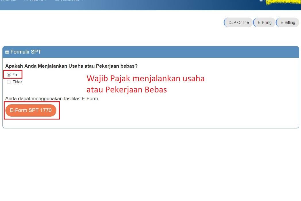 Solusi Efiling Error dengan eForm step by step Kabar Pajak