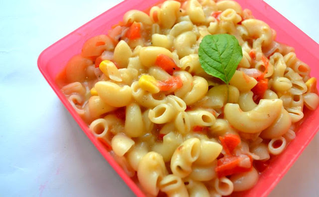 How to make veg macaroni pasta recipe at home
