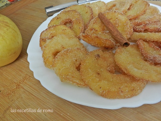 Manzanas fritas
