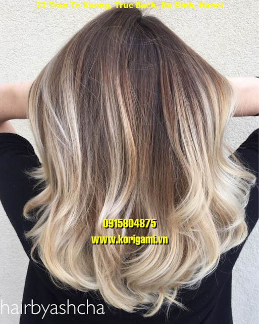 BALAYAGE HAIR COLOR IDEAS FOR WOMEN IN HANOI VIETNAM