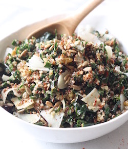 kale quinoa salad recipe by seasonwithspice.com