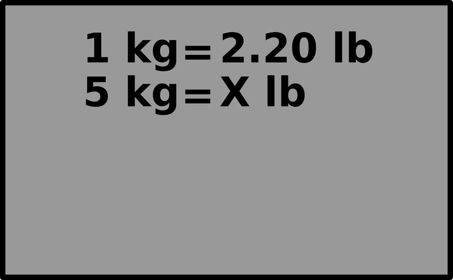 calcular libras por kilogramos