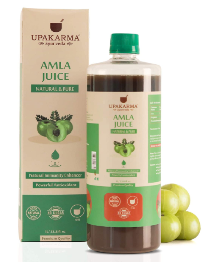 UPAKARMA Ayurveda Amla Juice Natural Juice for Building Immunity and Digestion Booster I No Added Sugar - 1L