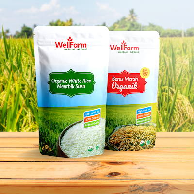 merek beras organik terbaik
