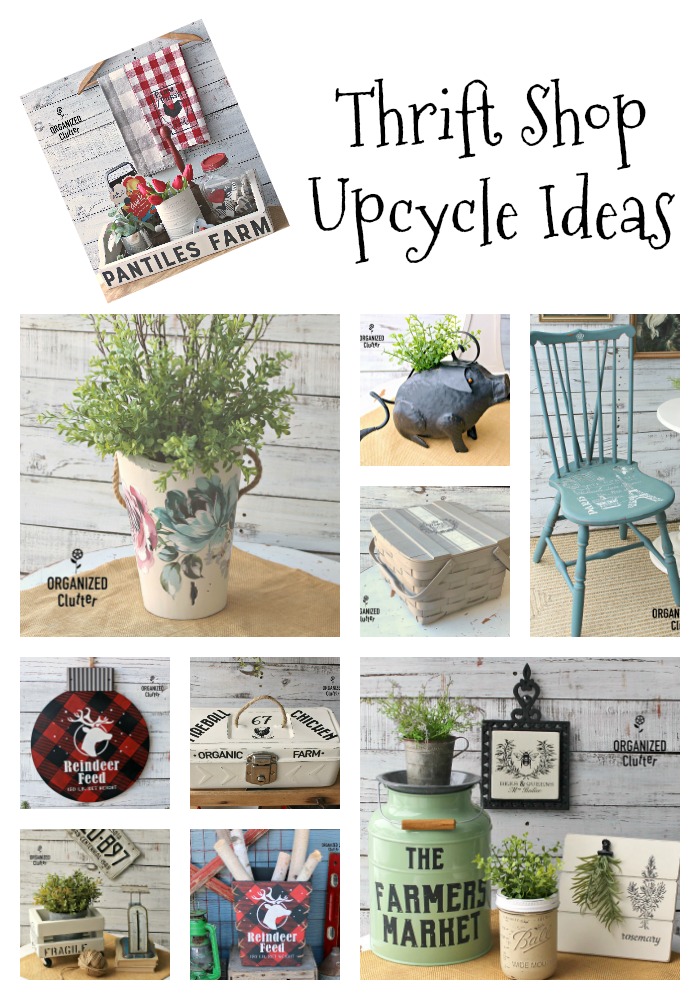 Goodwill Picnic Basket French Style Upcycle Organized Clutter