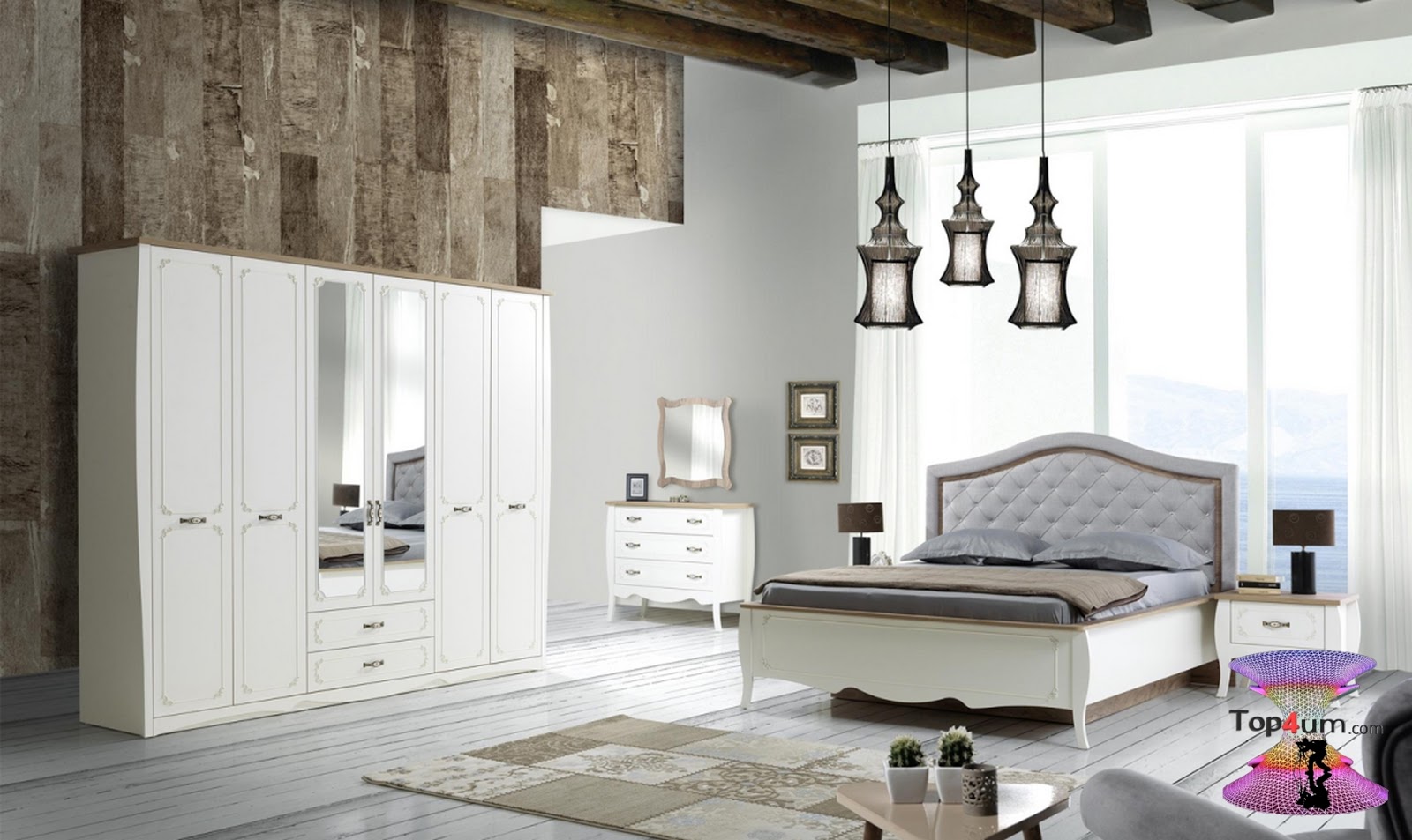 غرف نوم ماستر كلاسيك ومودرن من احدث غرف النوم الرئيسية 2020 2021