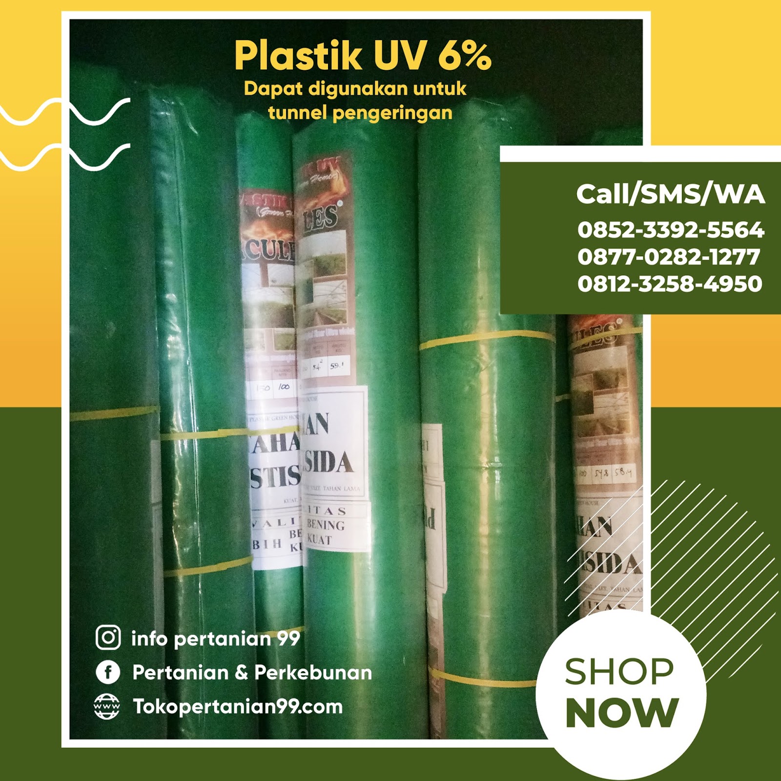 Manfaat Plastik UV (Ultra Violet) Pada Budidaya Tanaman Hidroponik dan
