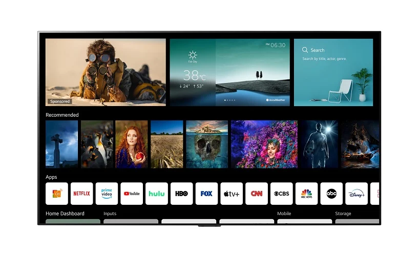 LG beefs up WEBOS to version 6.0: A SMART TV platform designed for today's Content Consuming Viewers