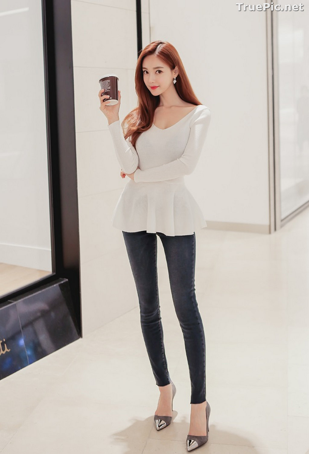 Image Korean Fashion Model – Hyemi – Office Dress Collection #2 - TruePic.net - Picture-23