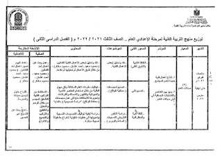  مناهج التربية الفنية لكل فرق  إعدادي 2022 242756328_3983834185054195_1514850651792923168_n