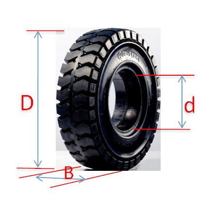 Lốp xe nâng CD12