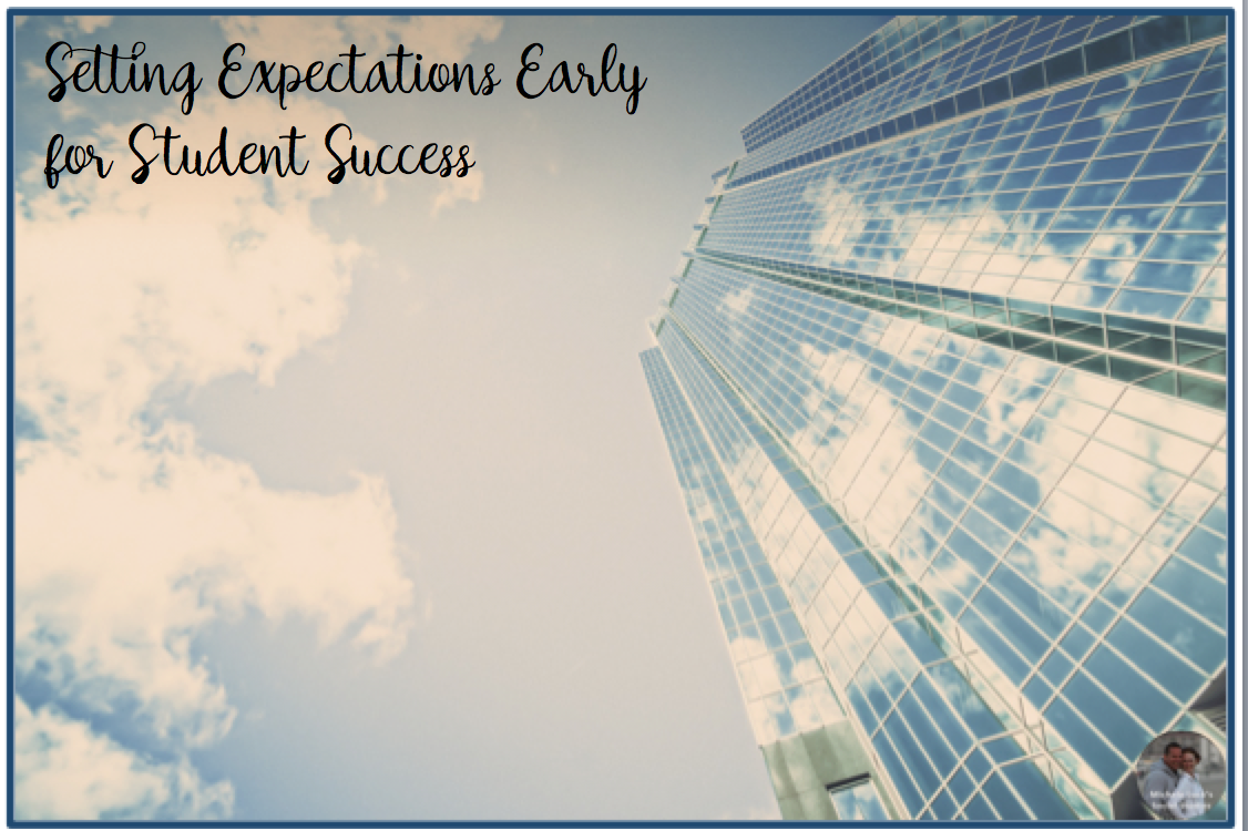 Setting Expectations Early for Student Success | A Lesson Plan for Teachers