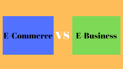 Difference between Ecommerce and Ebusiness
