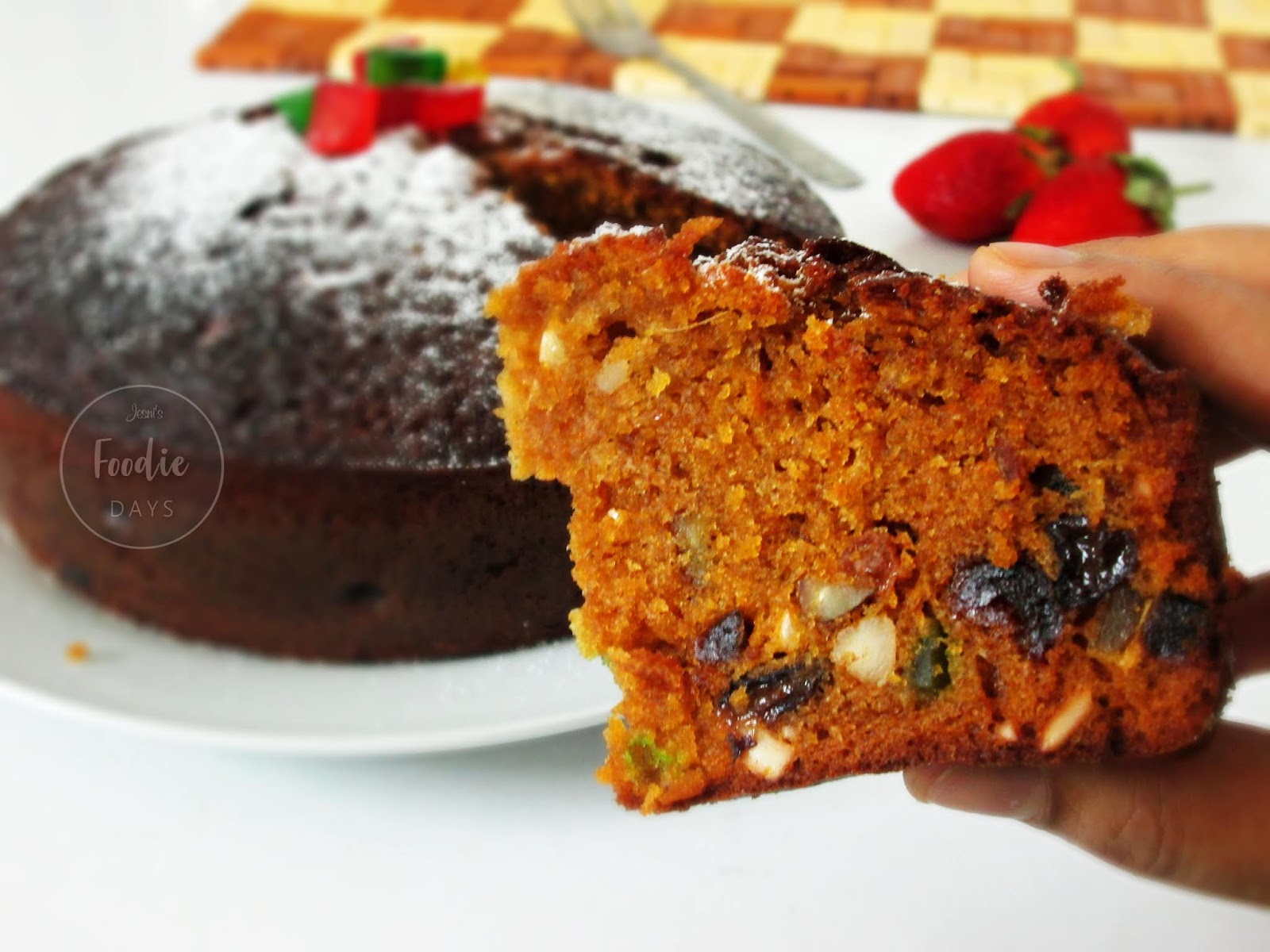 Kerala Christmas Plum Cake Recipe