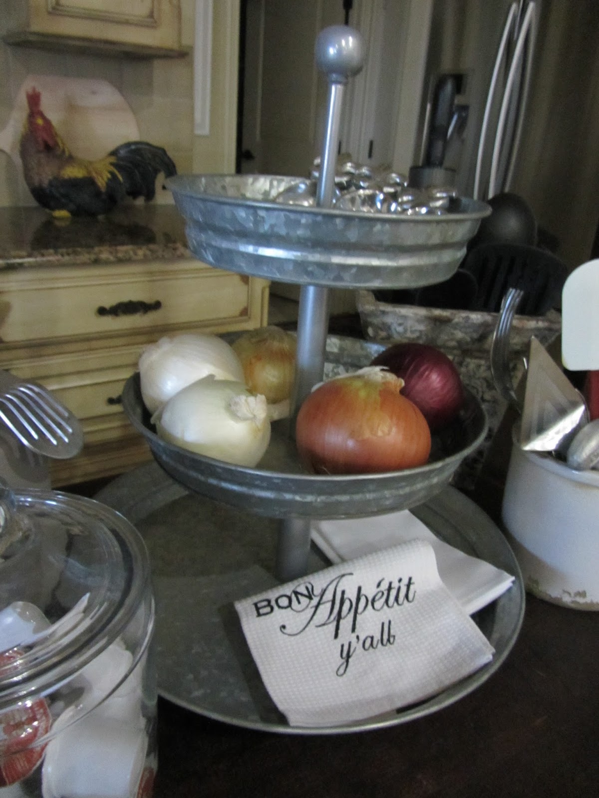 At Rivercrest Cottage Pottery Barn 3Tier Tray