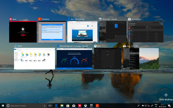 Windows10でのマルチタスク