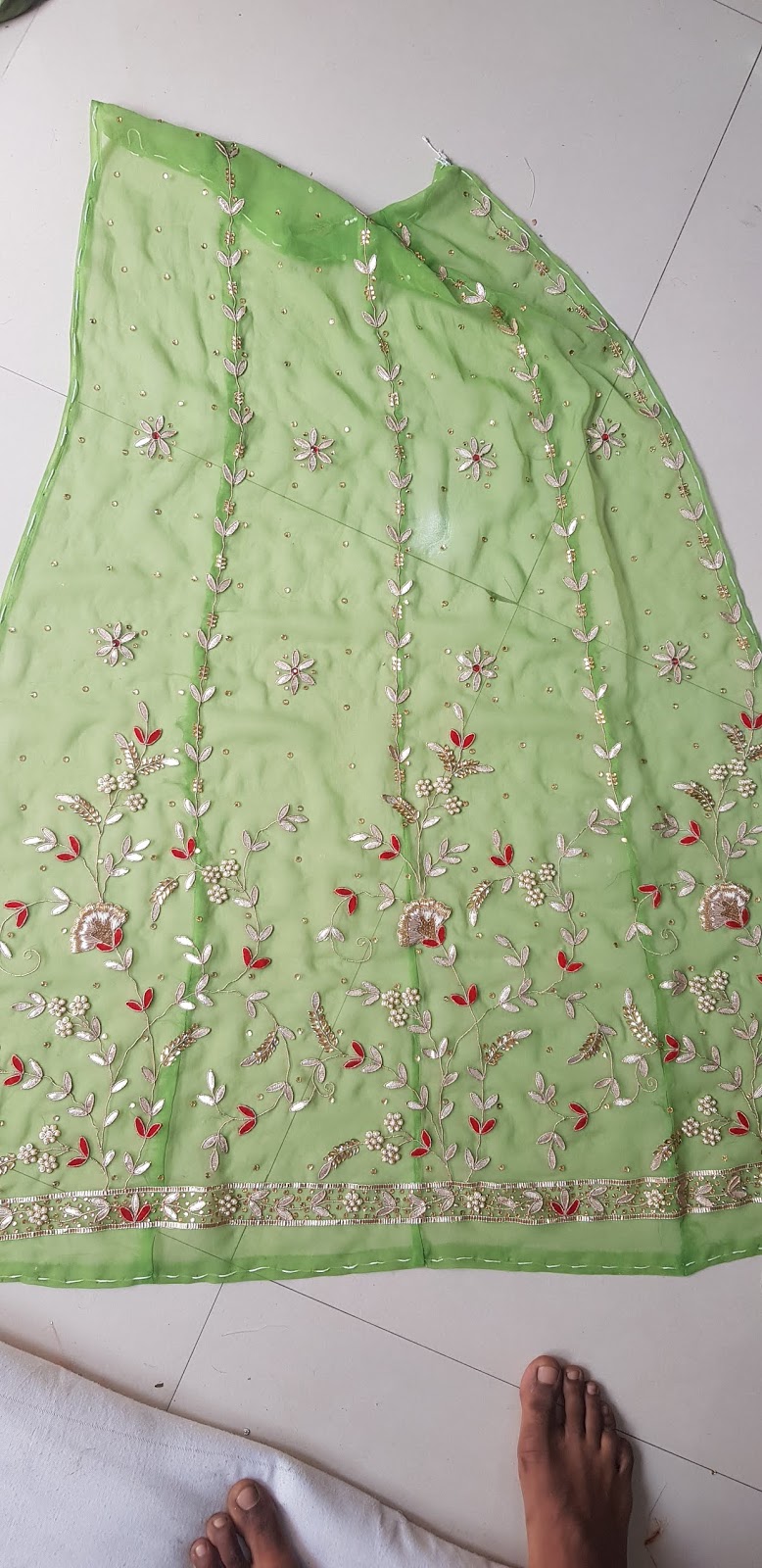 rajputi poshak gota patti work