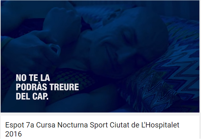 Anuncio Cursa Nocturna Sport Ciutat L'Hospitalet'16 (16.04.16)