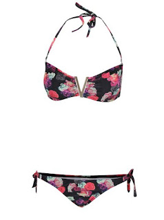Costum de baie Relleciga cu model floral Costum de baie Relleciga cu model floral