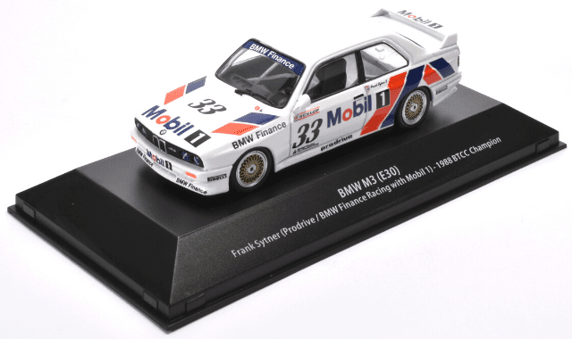 atlas btcc collection, british touring cars champions collection, bmw m3 e30 1:43 frank sytner