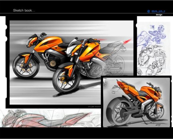 pulsar 150 drawing