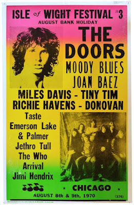 Isle of Wight 1970 concert poster