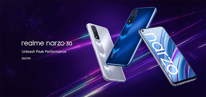 realme narzo 30 with 90Hz screen, Helio G95, and 5,000mAh battery now official realme narzo 30 with 90Hz screen, Helio G95, and 5,000mAh battery now official