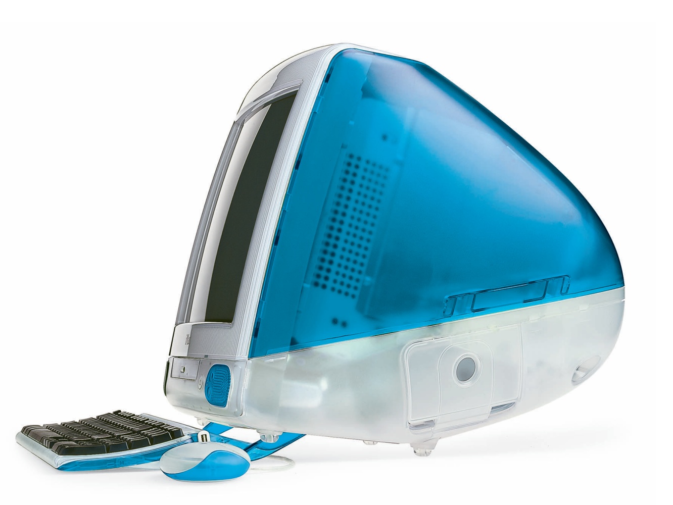 人気の初代スケルトンiMac ボンダイブルーiMac G3 Bondi Blue