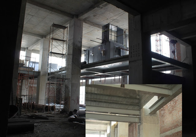 thiết kế xây dựng mipec tower-Sàn deck phòng kỹ thuật điều hoà trung tâm toà nhà