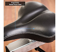 Xebex Air Bike saddle, fully adjustable up/down, forwards/backwards, tilt