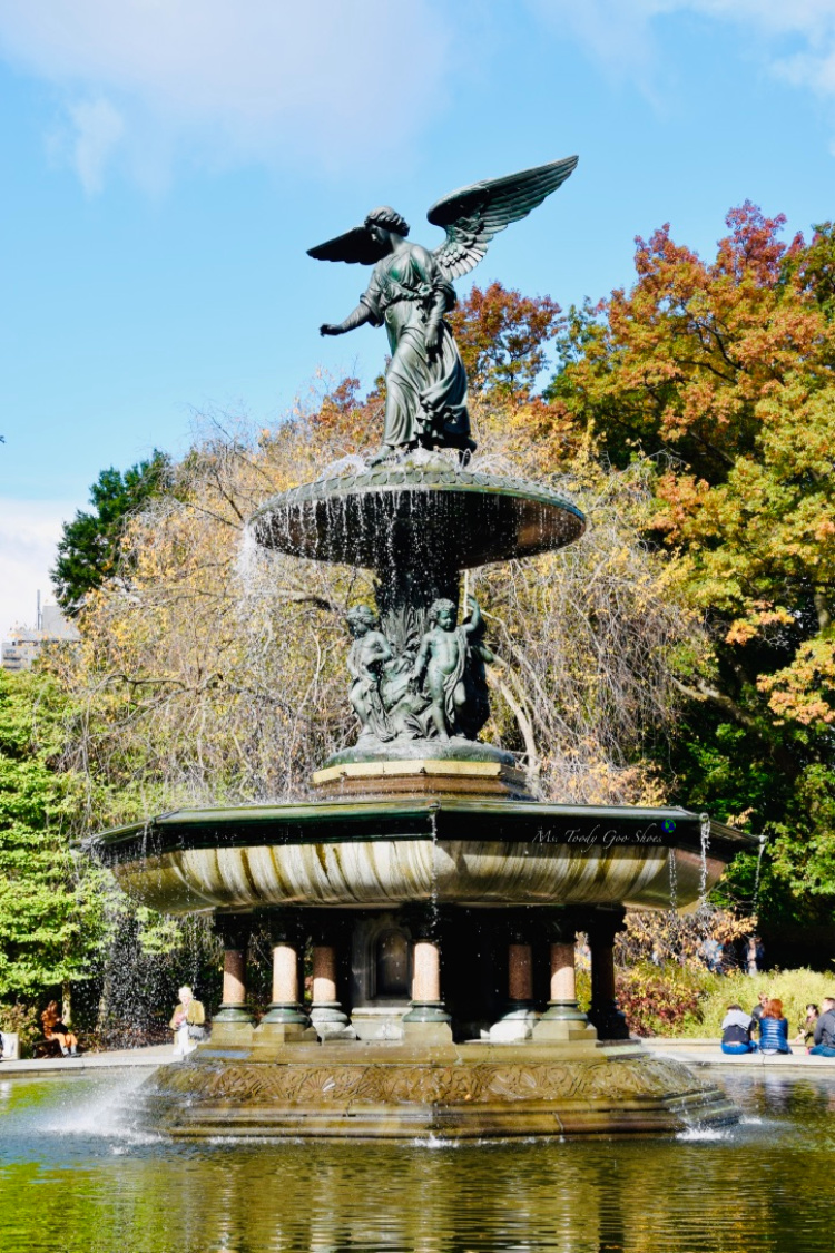 Fuente Bethesda, Central Park  Bethesda fountain central park, Bethesda  fountain, Manhattan skyline