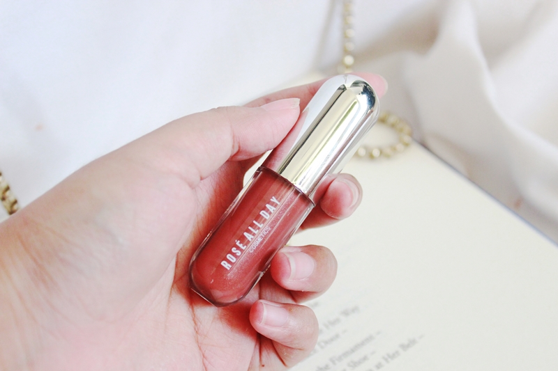 Rose All Day Lip Gloss Shade Glow Pill Review Beauty With Dummy